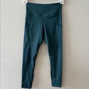 Ziya Women's Teal High-Waisted Leggings Size 4